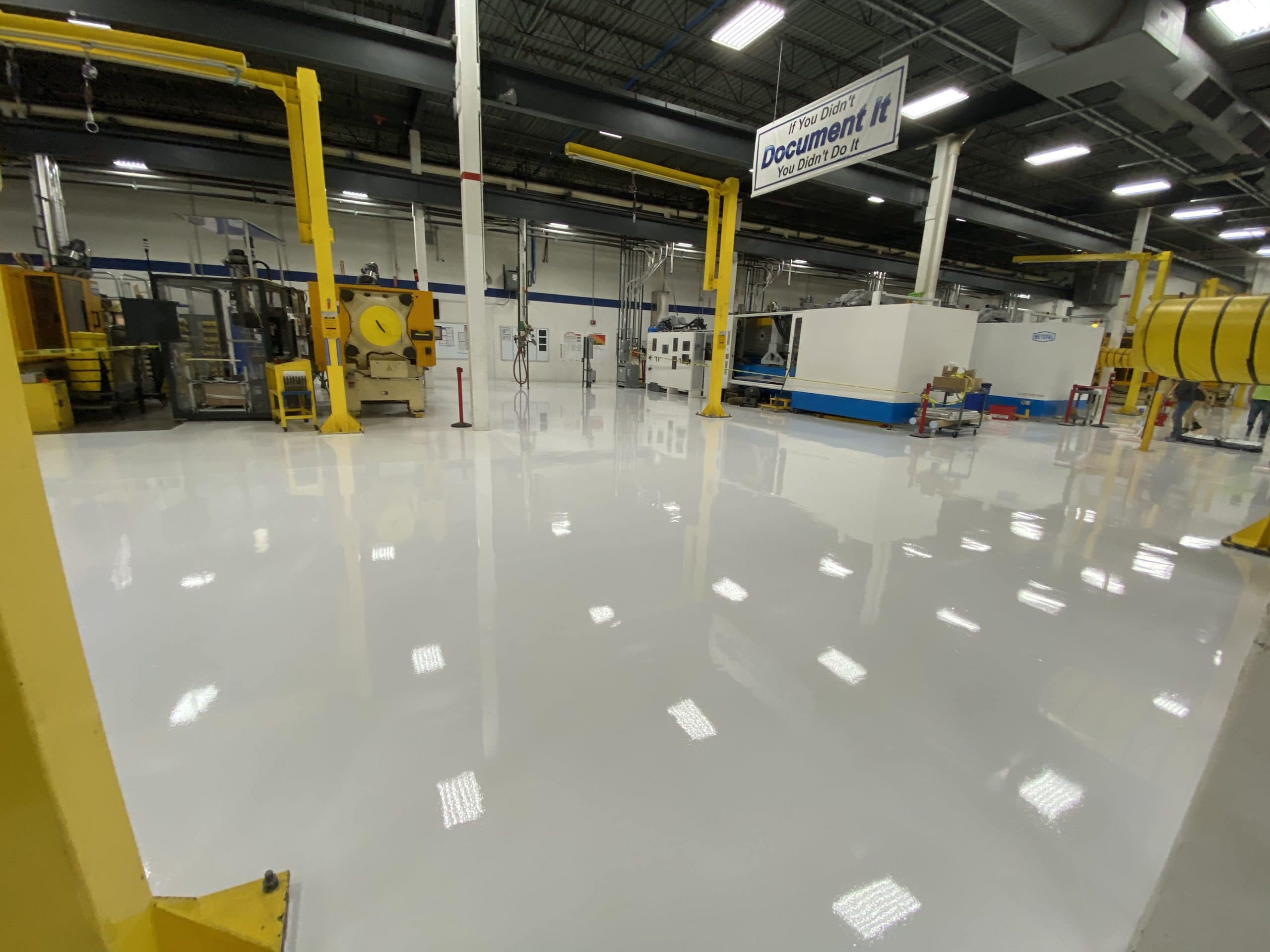 INDUSTRIAL METALLIC EPOXY FLOORING