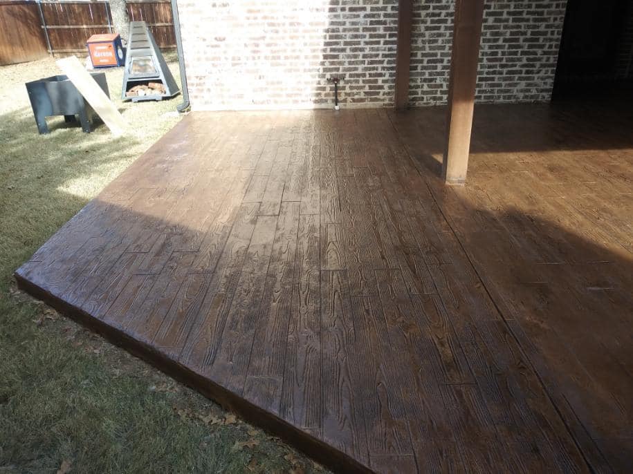 Wood Stamped Concrete Options